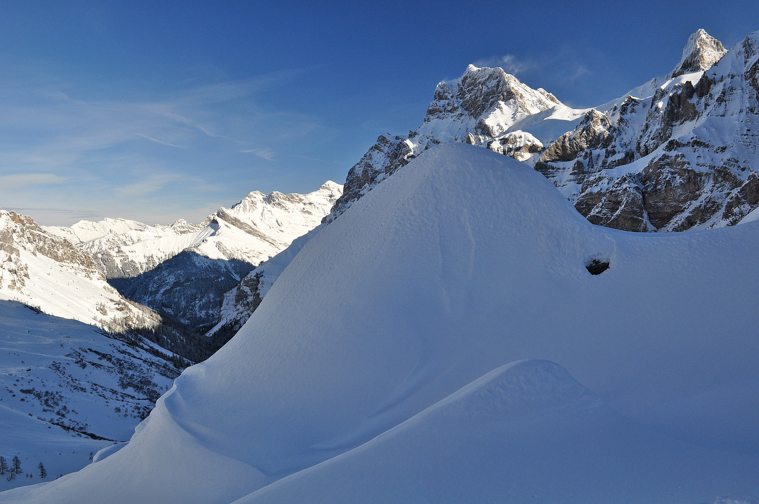 Tas de neige et Muveran
