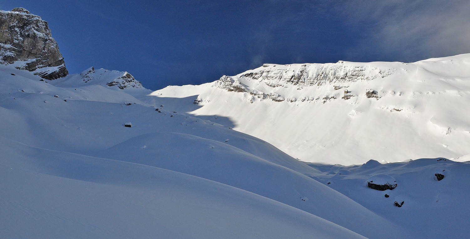 Col Champion à gauche et Martinet à droite encore au soleil