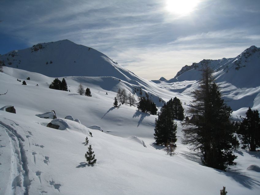 Vallon de l'Opon, en montant aux Grands Becs