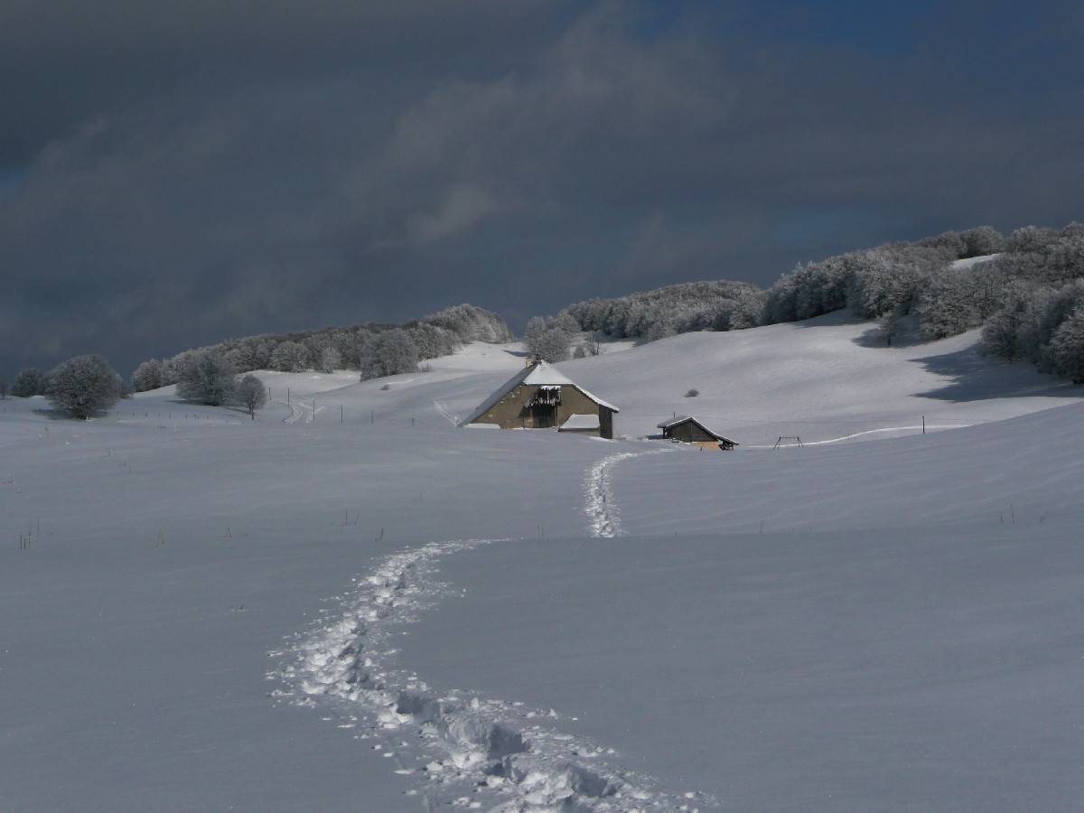 C'était la veille mais c'est beau quand même...Plateau du Retord (Jura)