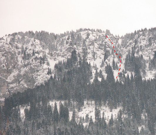 Couloir NW d'Arembeau