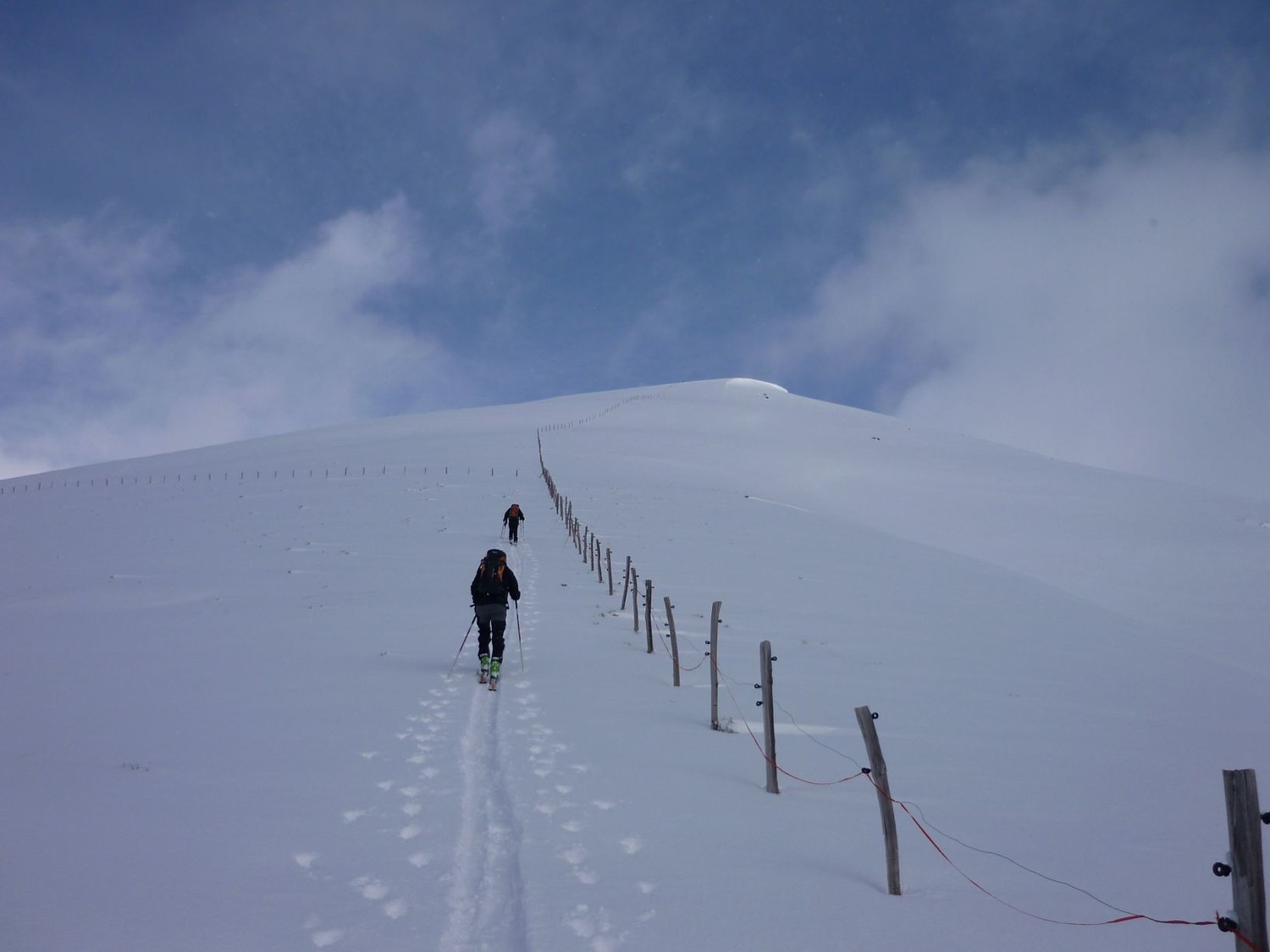 Montée vers le Cap du Tuquet