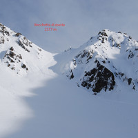 La bocchetta in cima alla Valle di Cuminello.