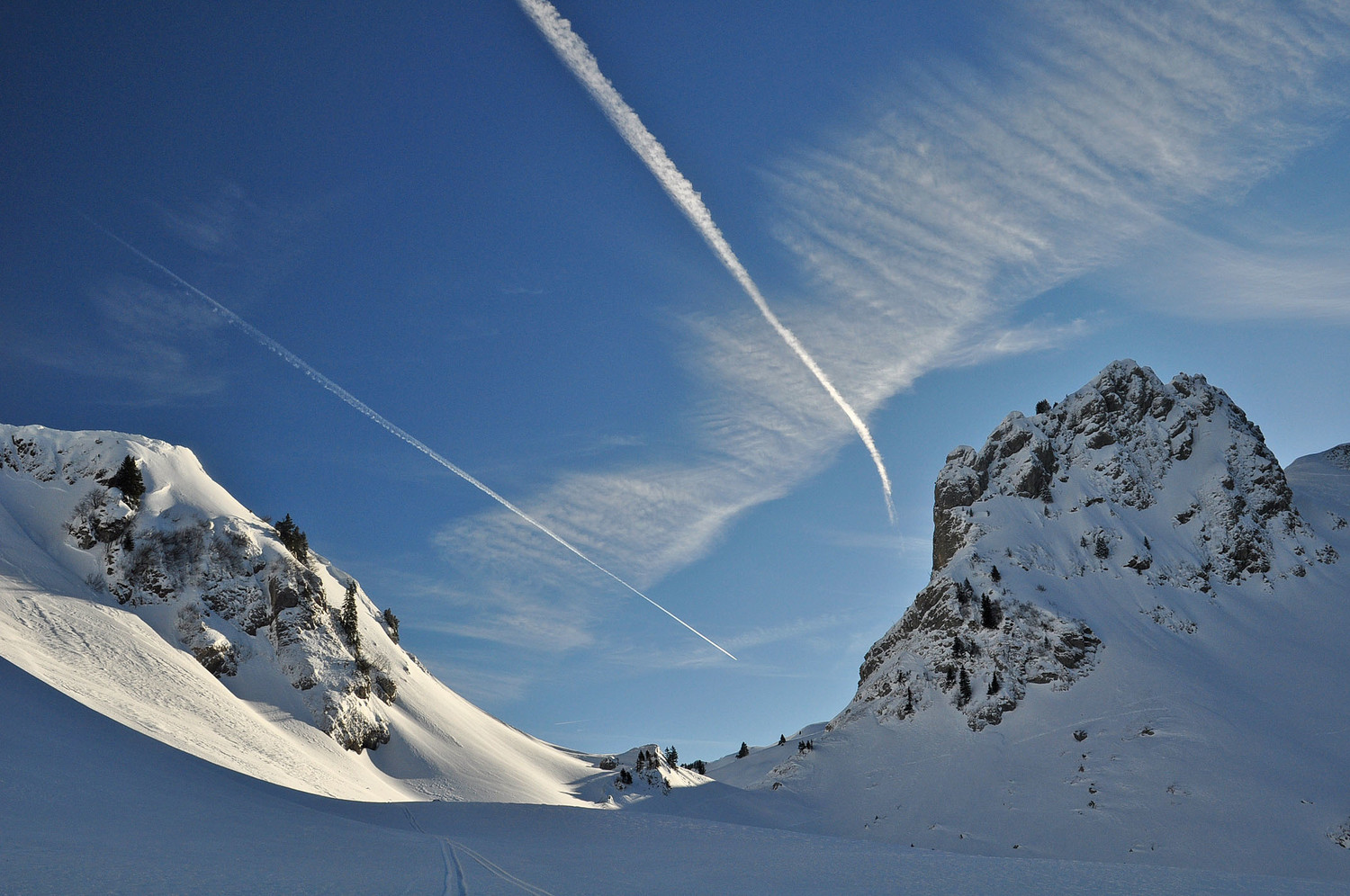 La porte est ouverte sur le col de Vésinaz
