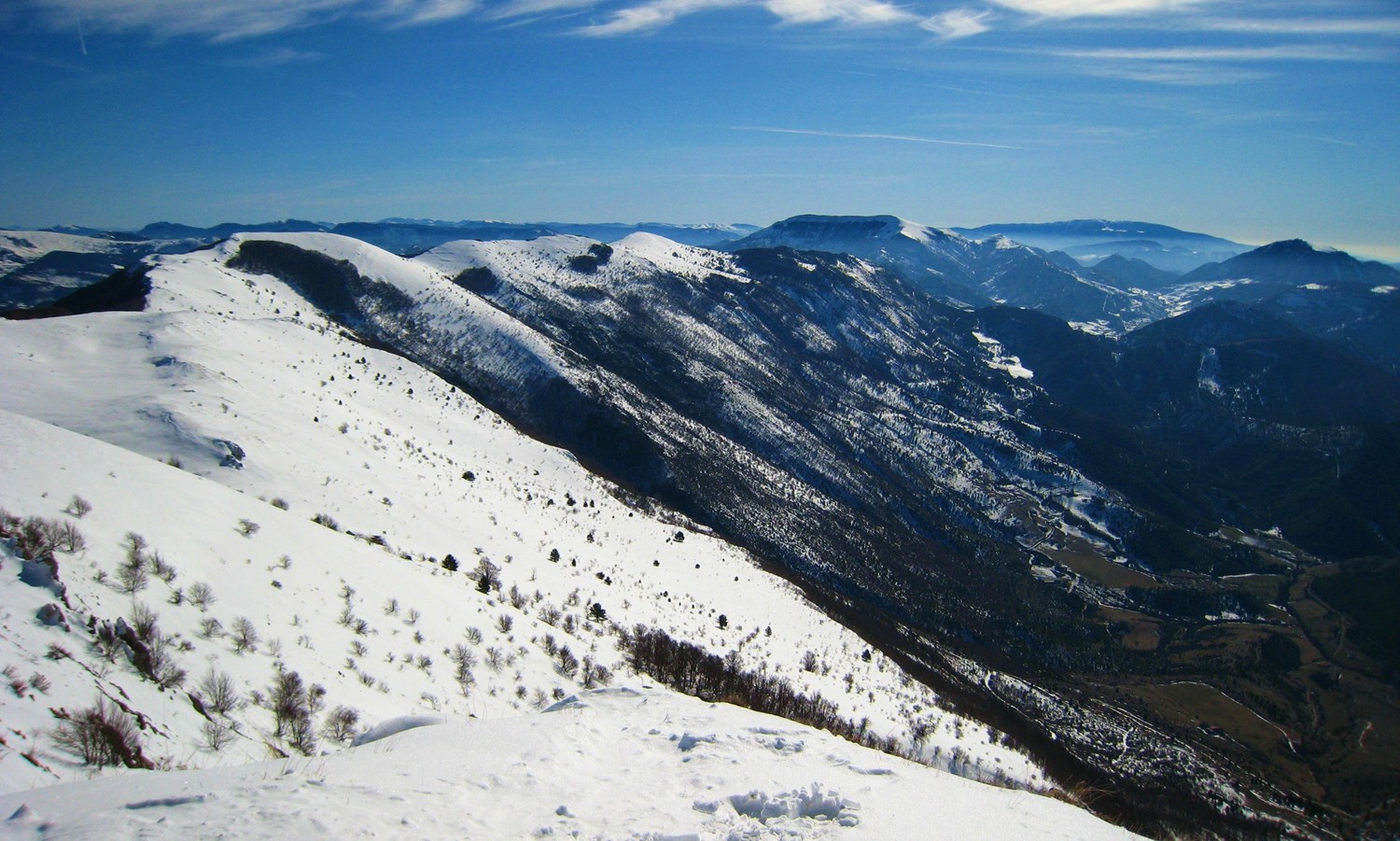 La crête de Couspeau et ses pentes SW, Angèle, Ventoux