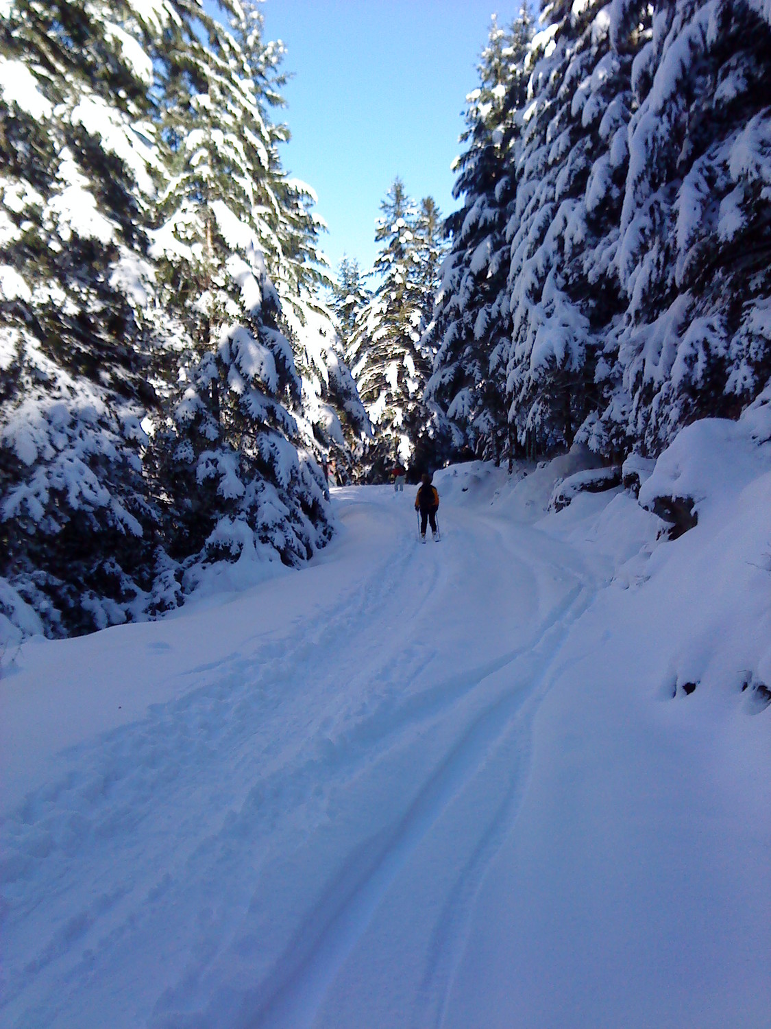 La piste vers le col de Bareges
