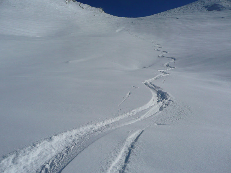 Descente du col de Saucèstre dans le vallon deBergouey