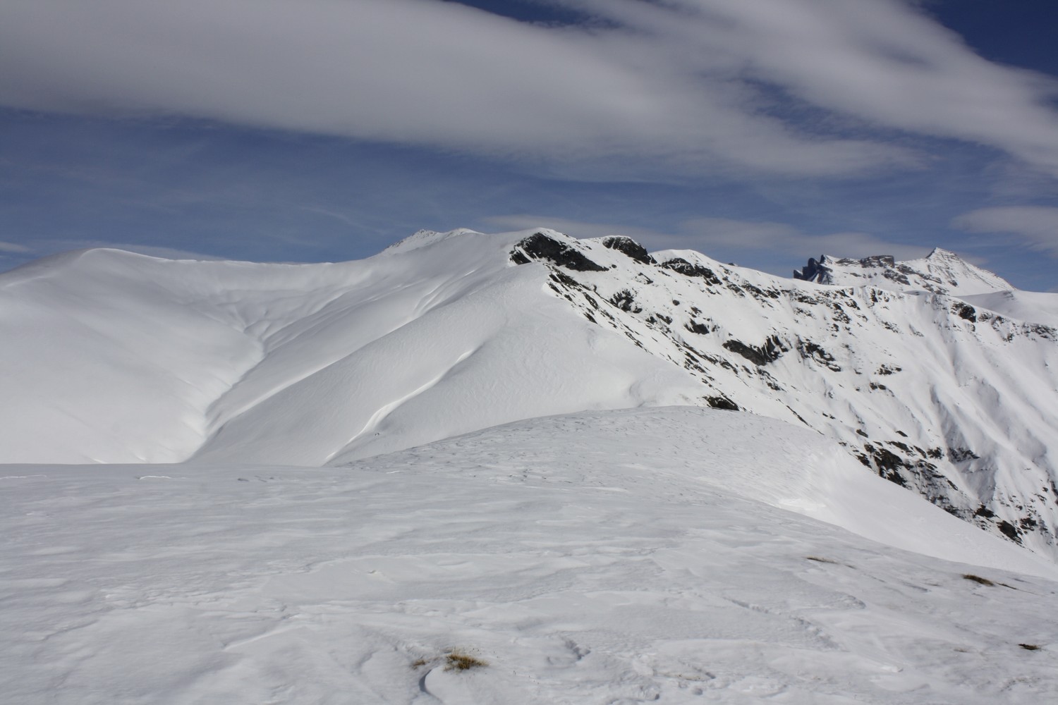 La Tête du Vallon vue du Sommet de la Quarlie