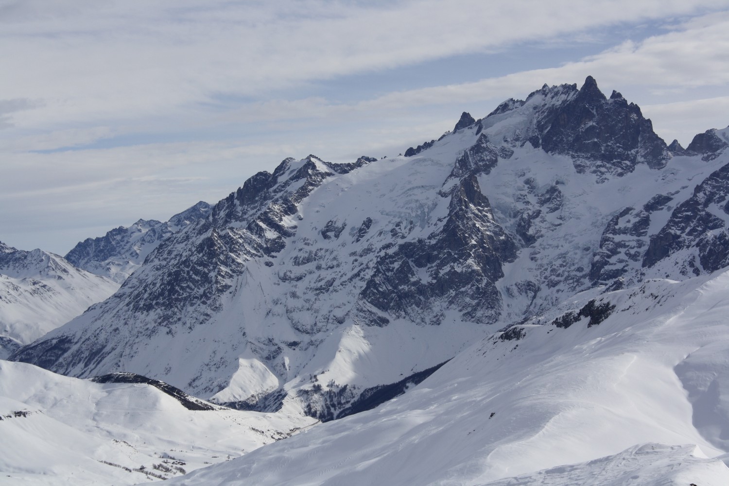 La Meije vue de la Tête du Vallon