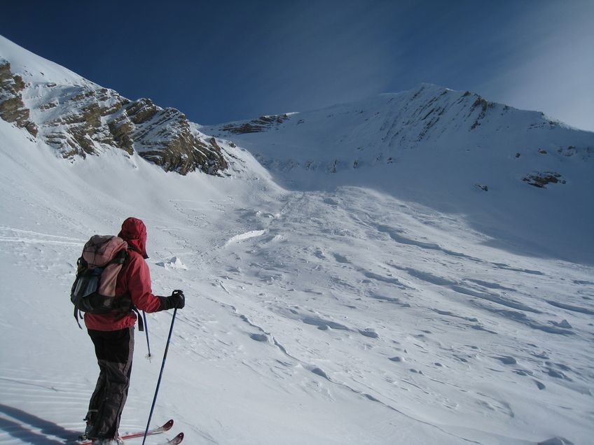 En face NW de l'Hivernet