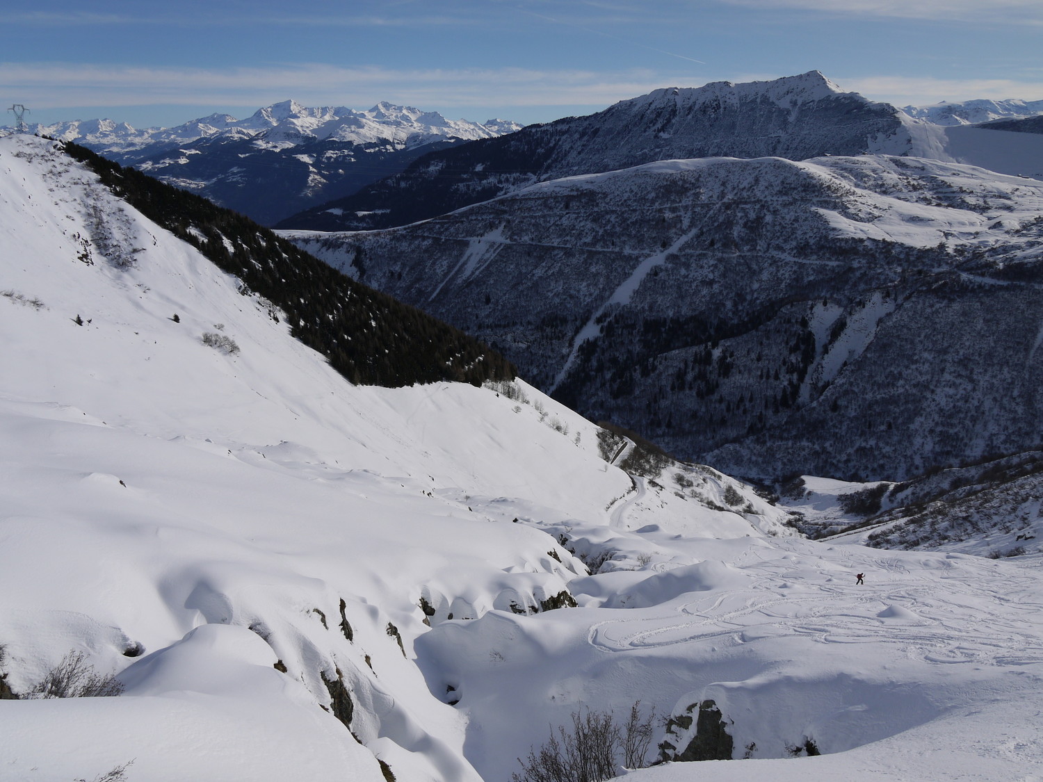 Le bas de la Combe du Plan