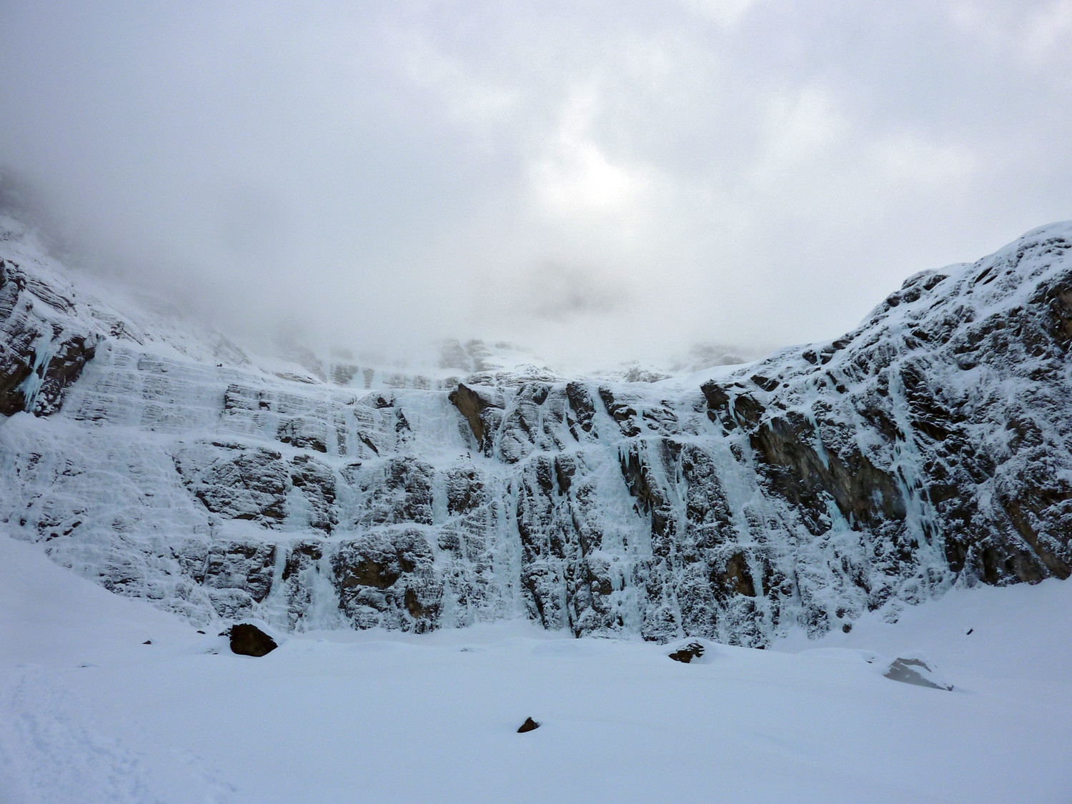 Cirque de Gavarnie sous la neige