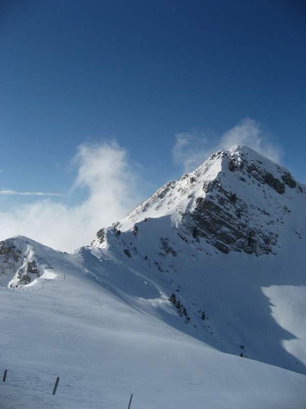 Sur l'arête E de Teysachaux