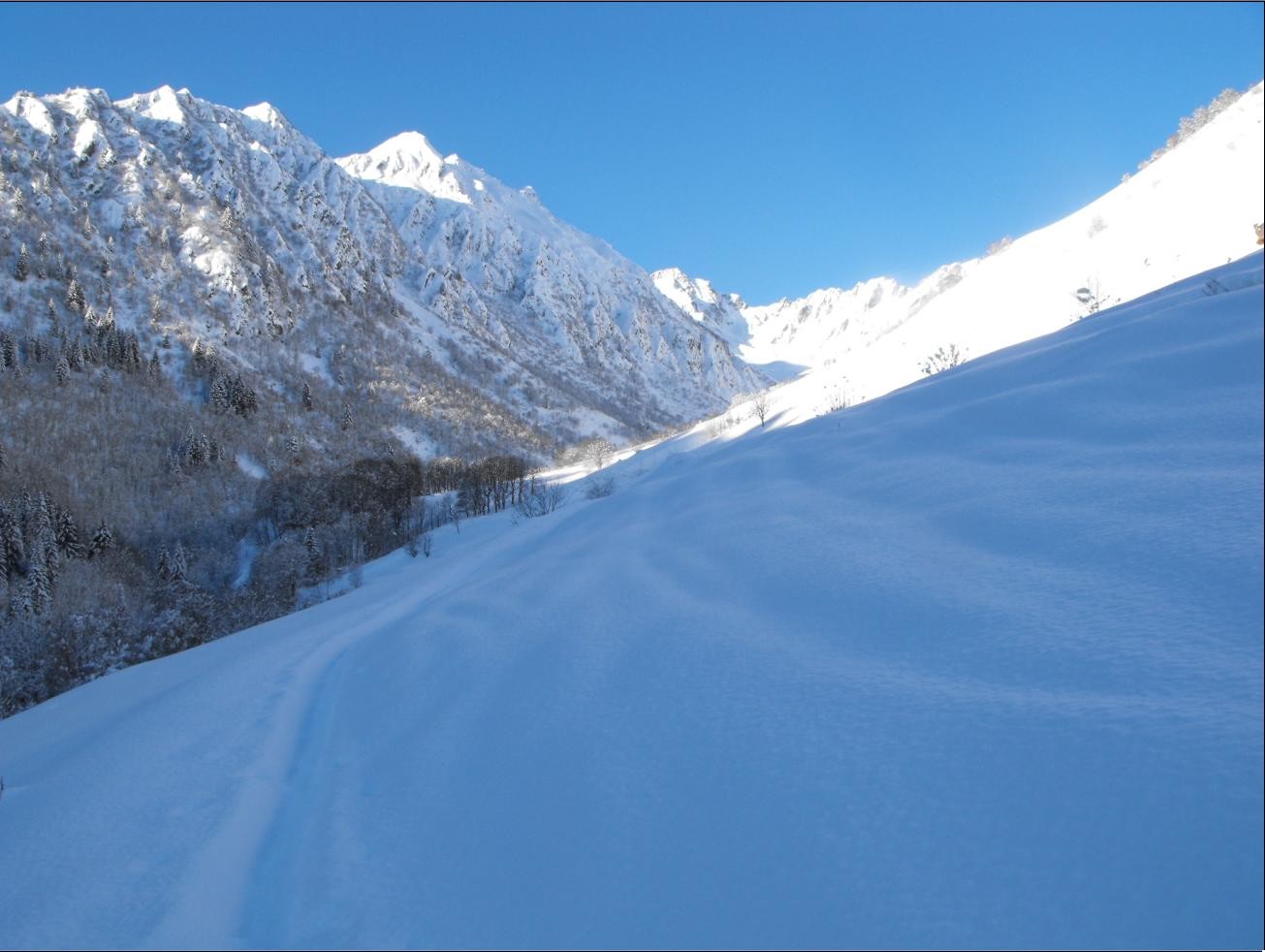 Entrée du vallon du Tepey