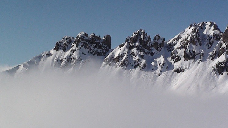 Pointe de la Portette, vue du Mont Rosset