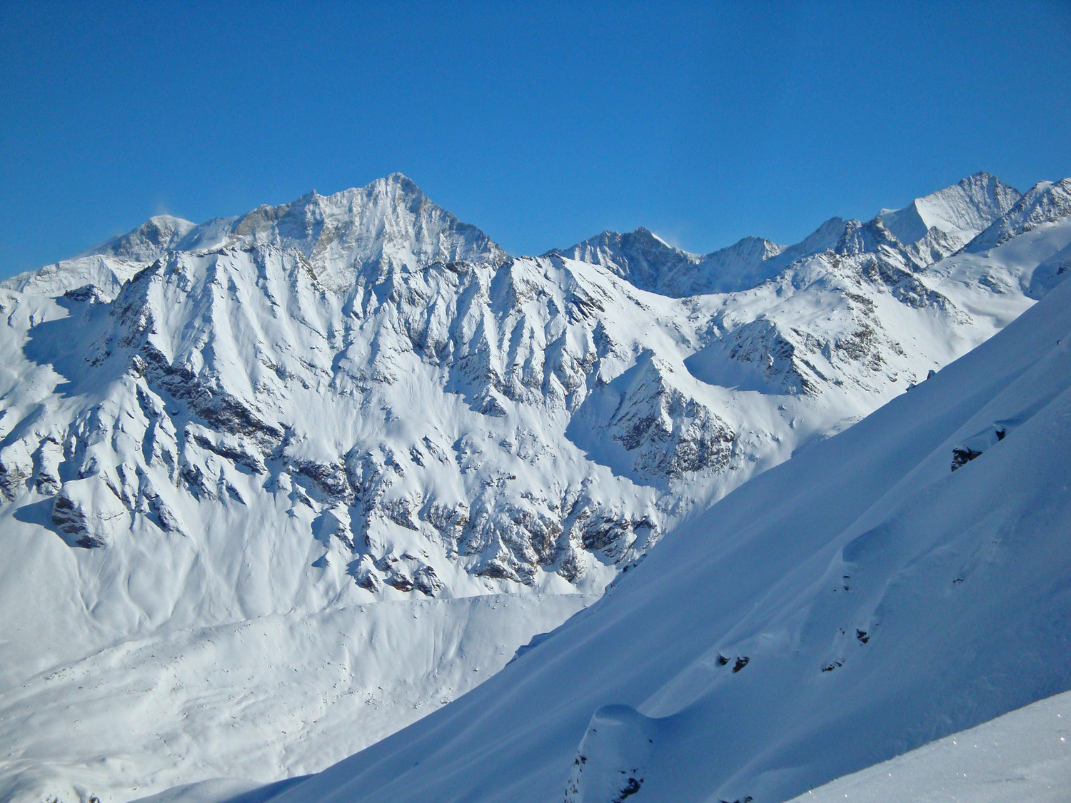 du Weisshorn au Zinalrothorn