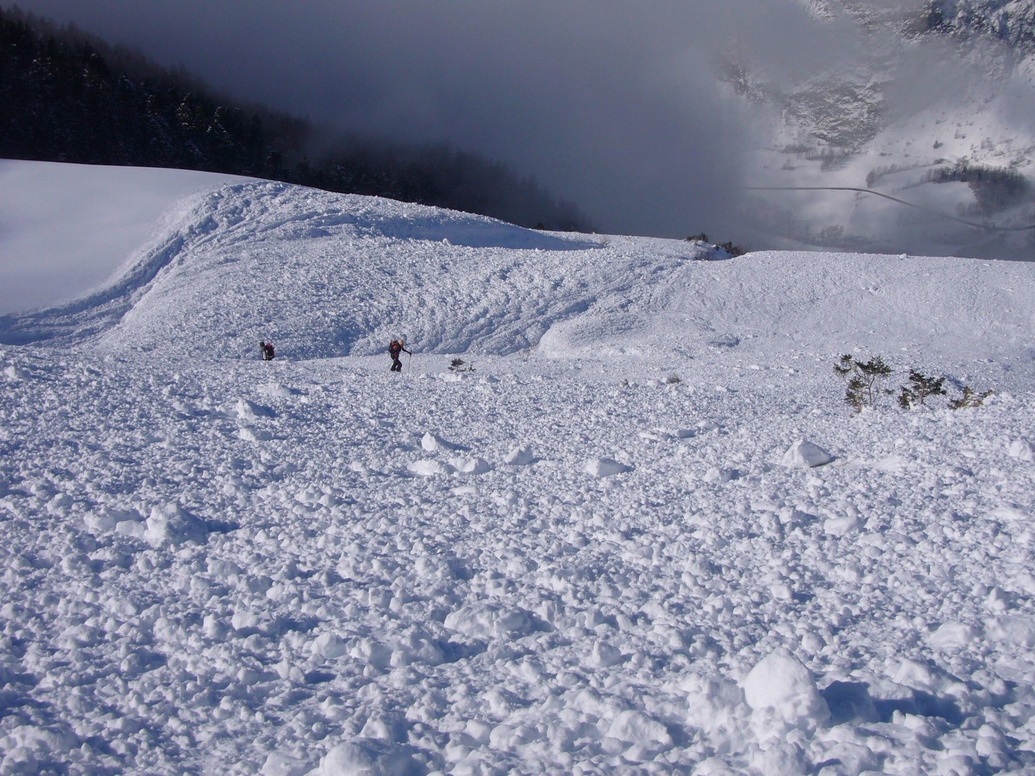 montée sur l'avalanche