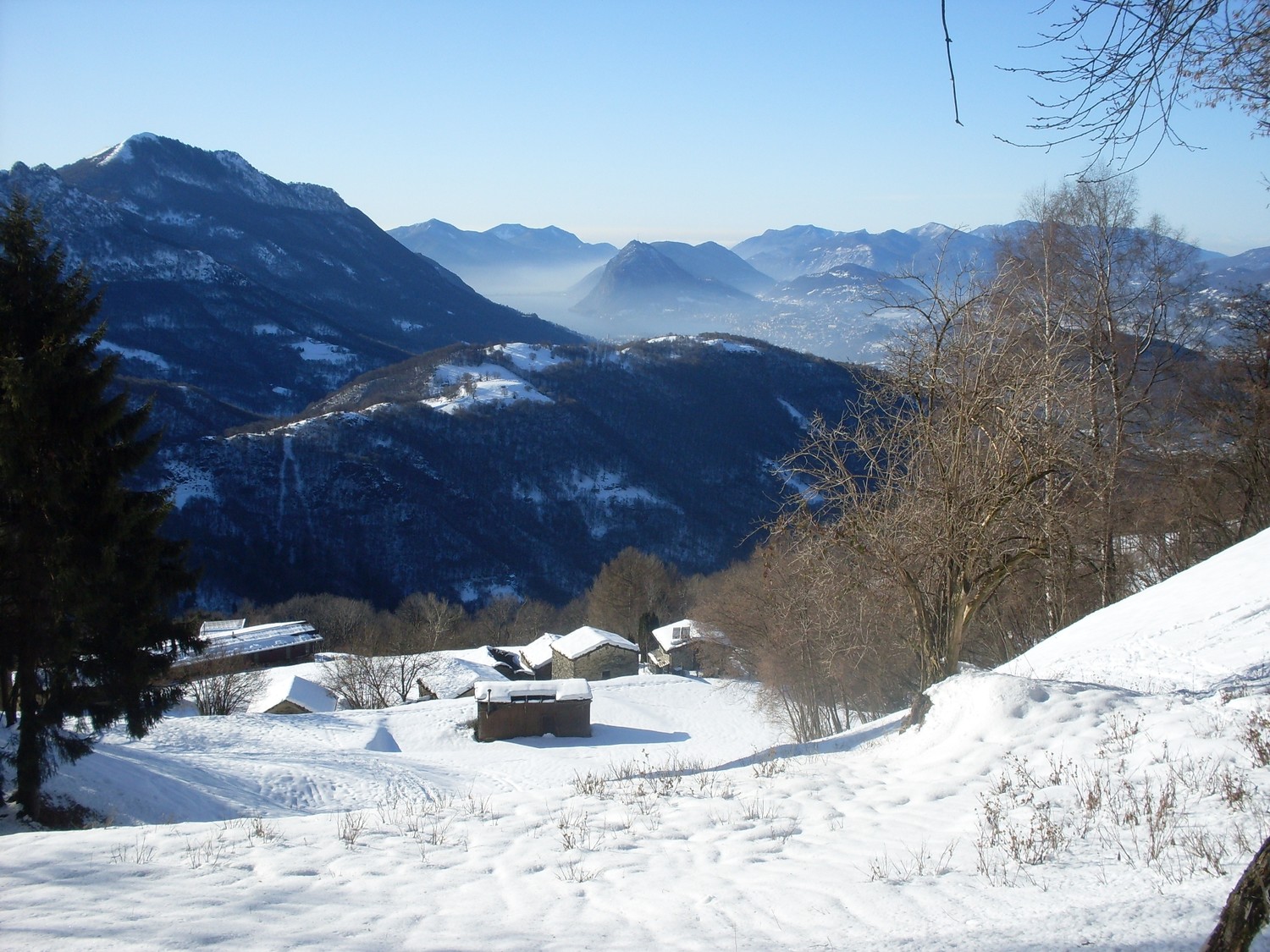 appena sopra corticiasca, verso lugano