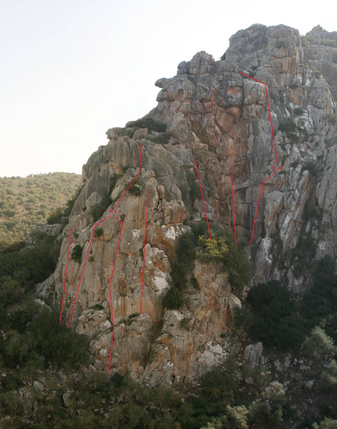 Benslimane - Voies Equipées en 2008