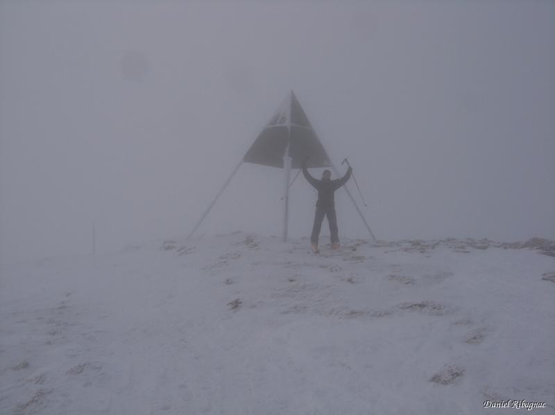 Le Suchet est vaincu ! Quelle brume ...