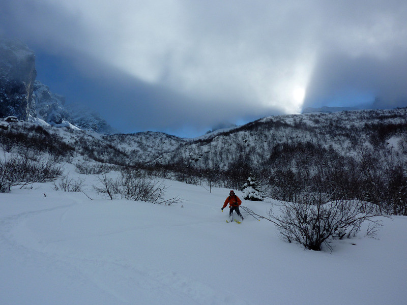 Descente sous les projecteurs