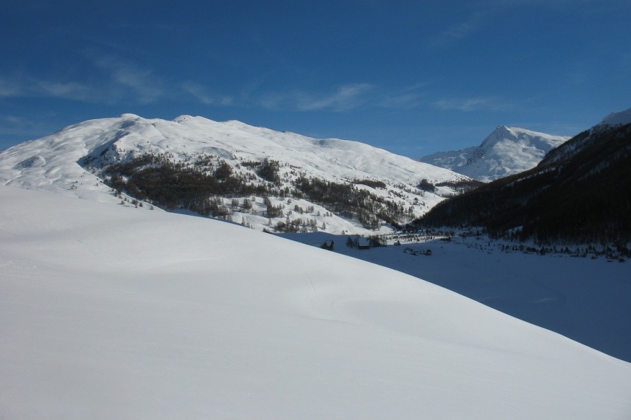 Crête de Dormillouse de la vallée des fonds de Cervières