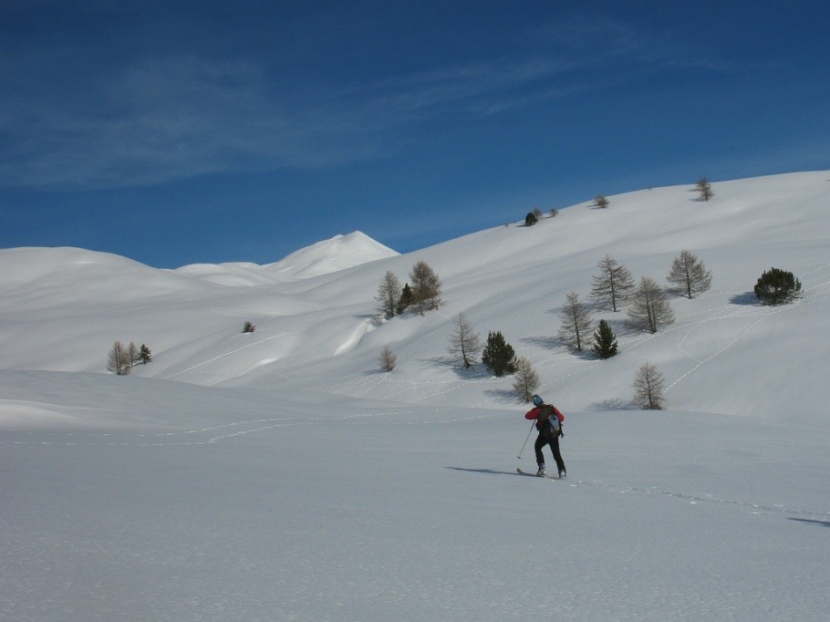 Vers la Cime Fournier - Versant W
