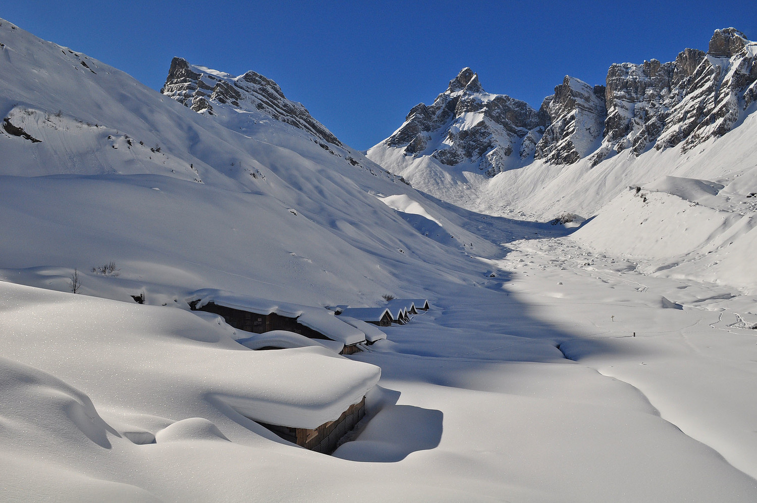 Vallon et chalets de Doran ; trop beau !