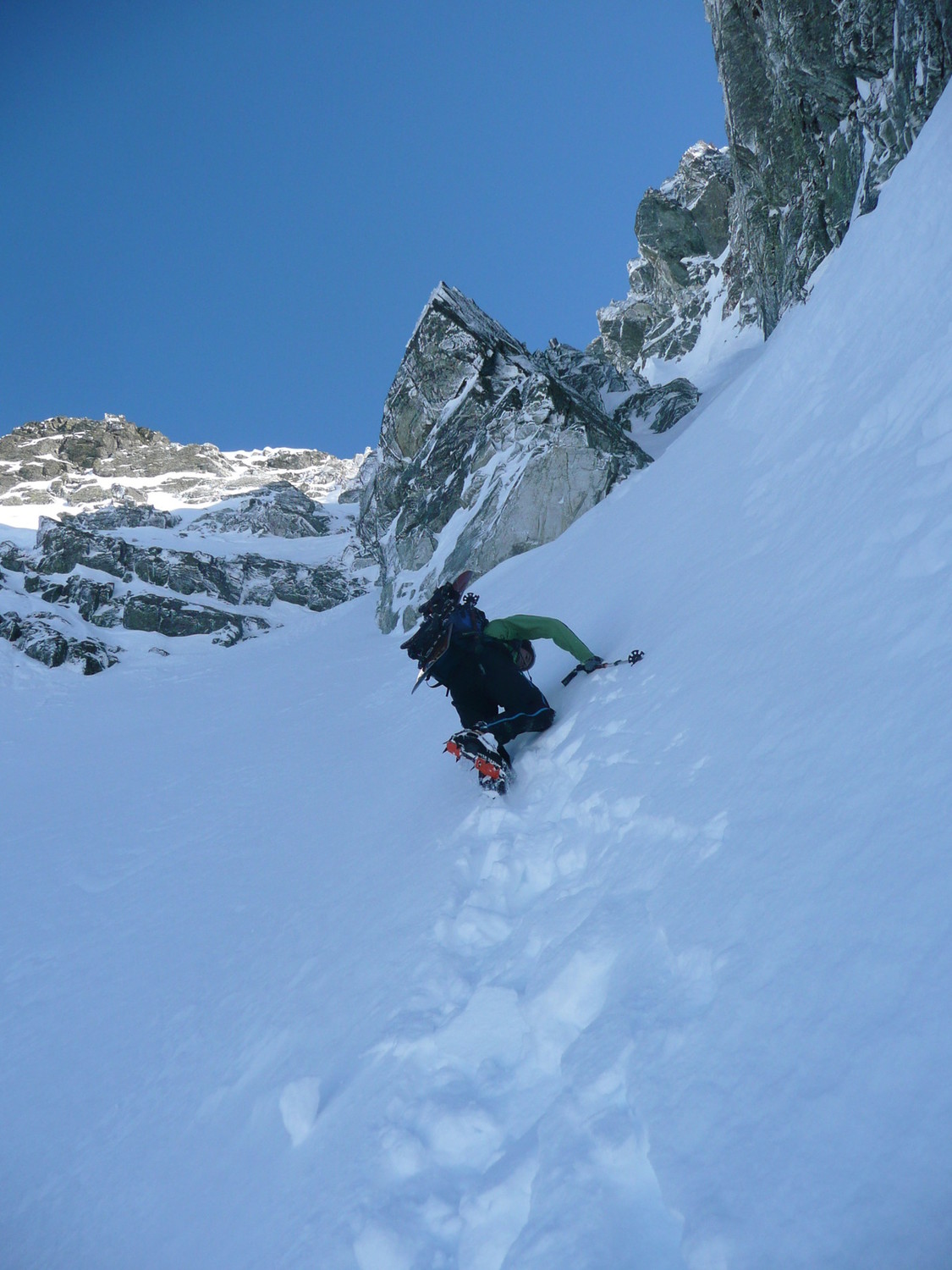Le haut du couloir