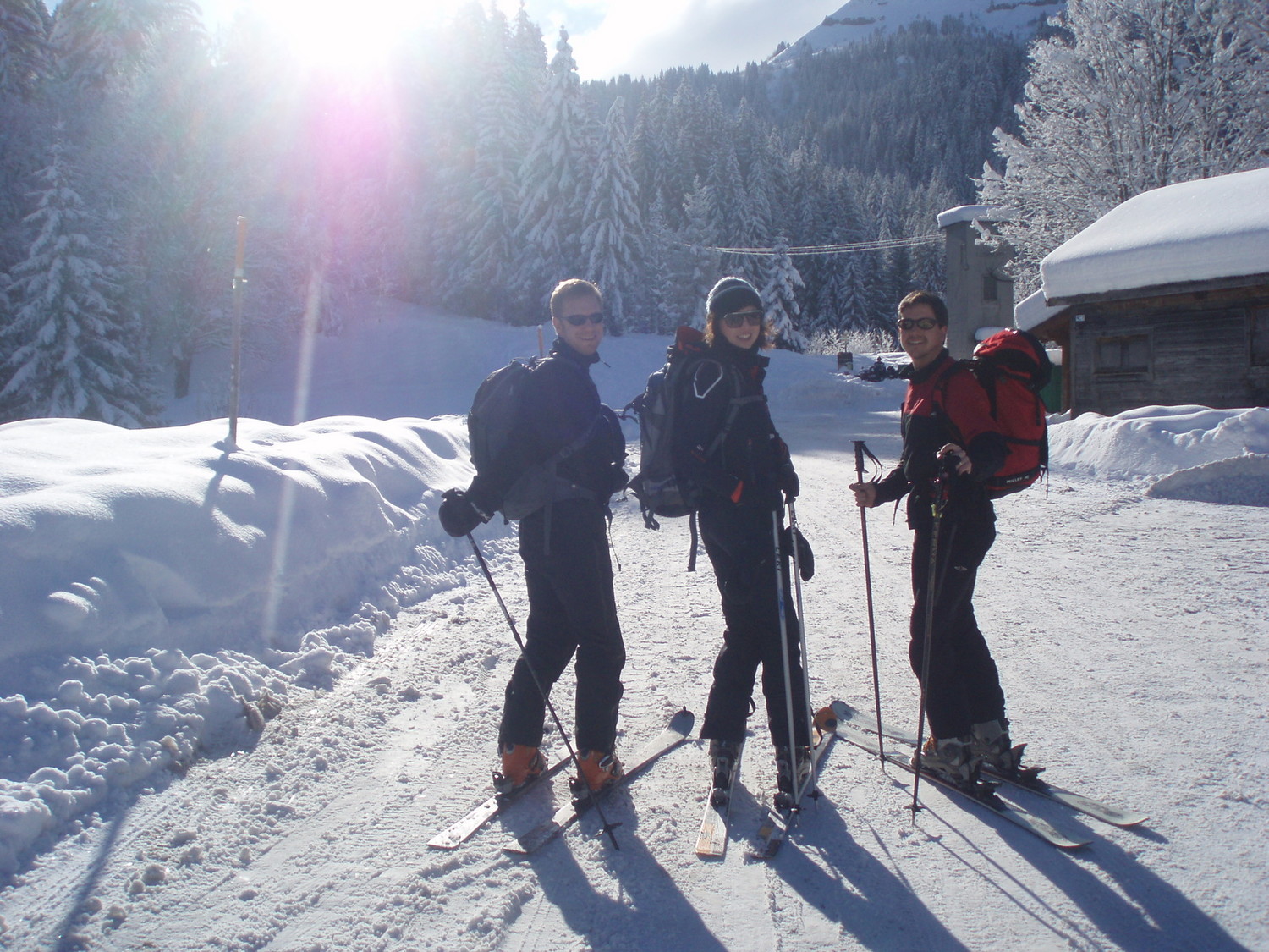 Départ au Leutaz