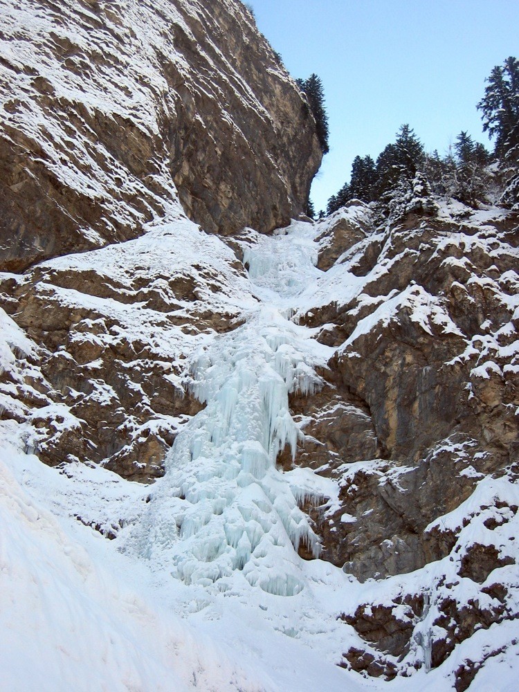 Nant de la Lapiaz, vue du pied