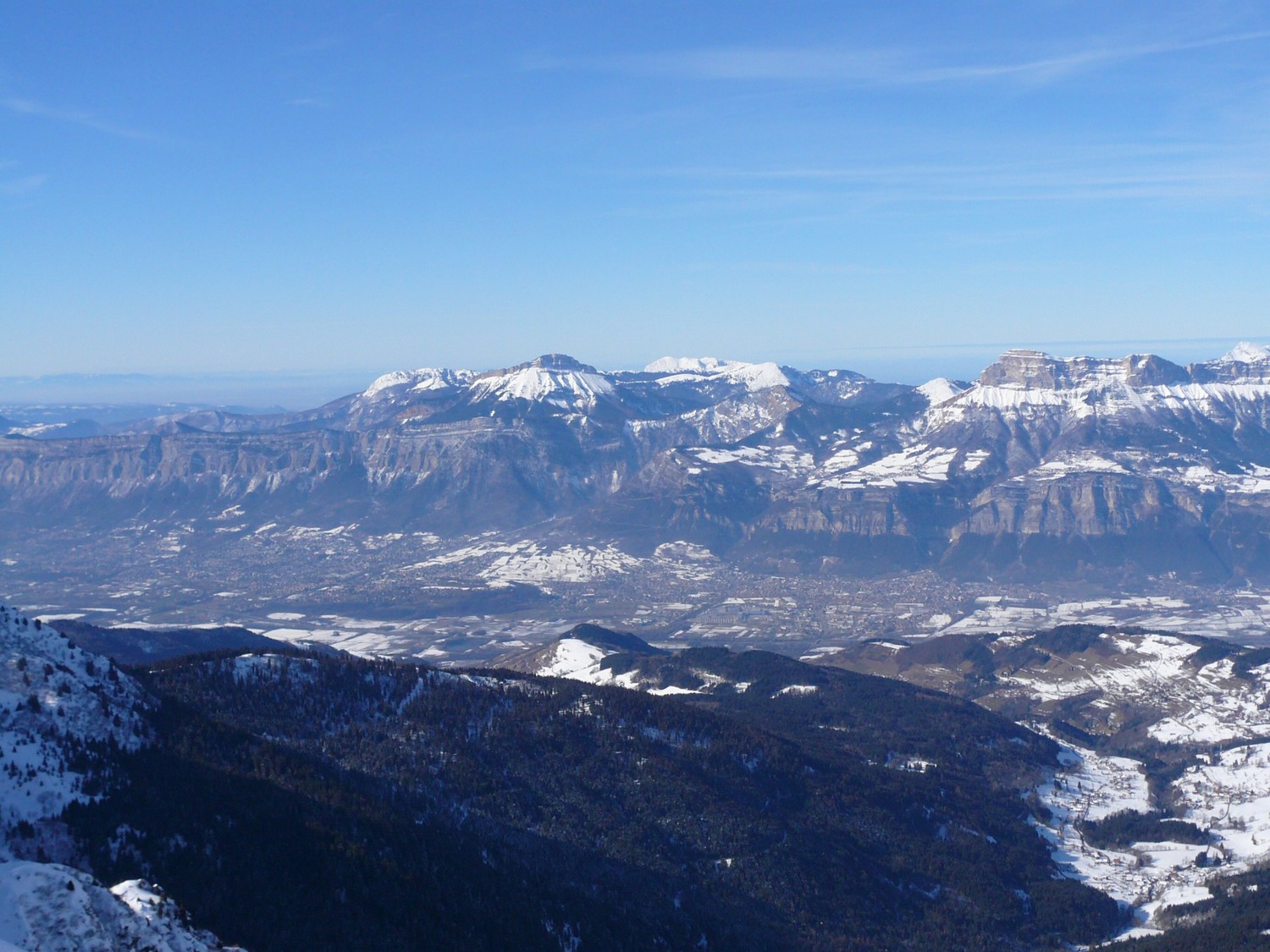 Au sommet, je profite de la vue... mhhh...