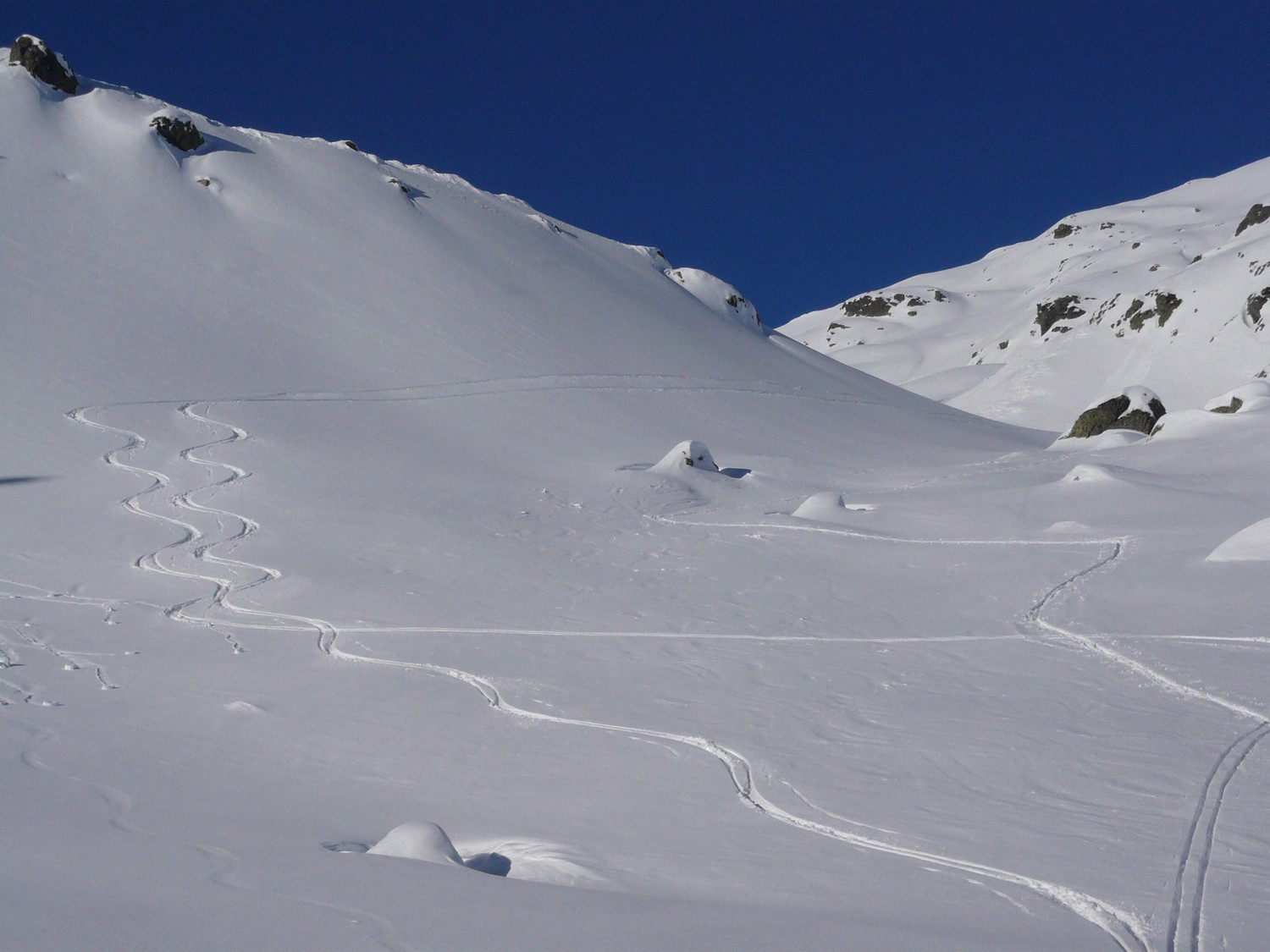 Traces bien rangées.