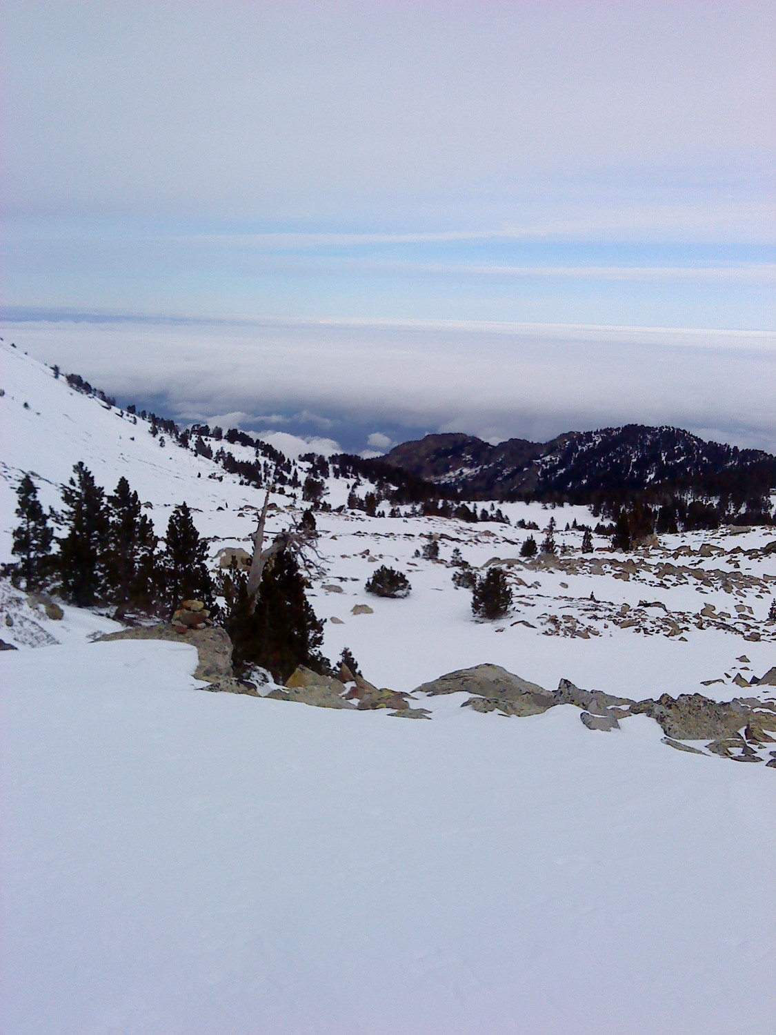 La mer (de nuages) qui monte