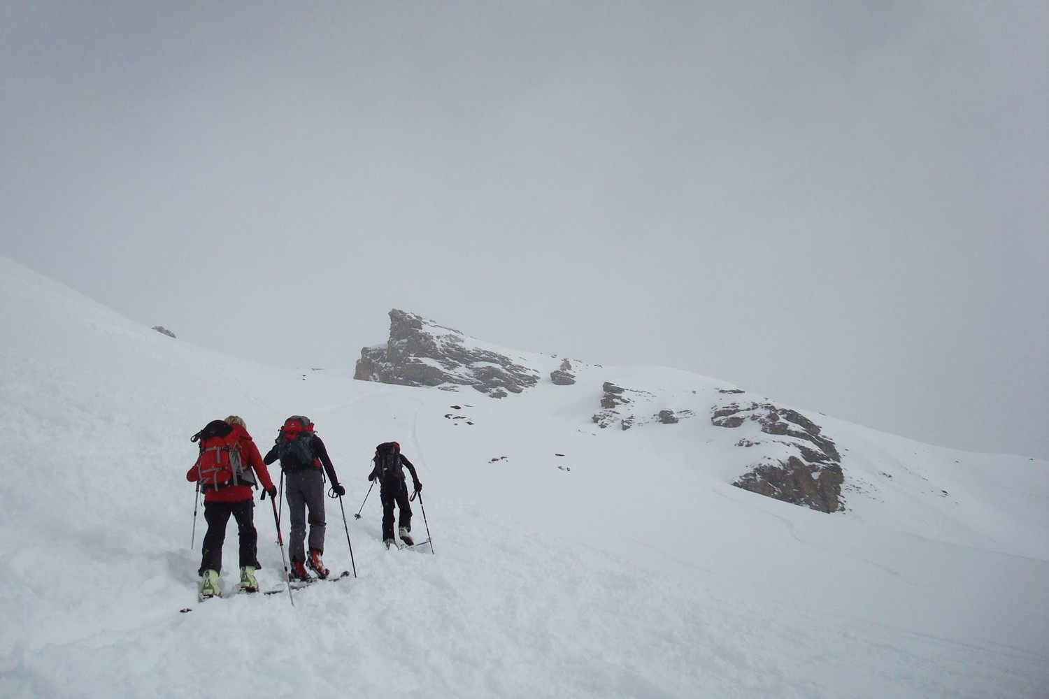Arrivée au sommet