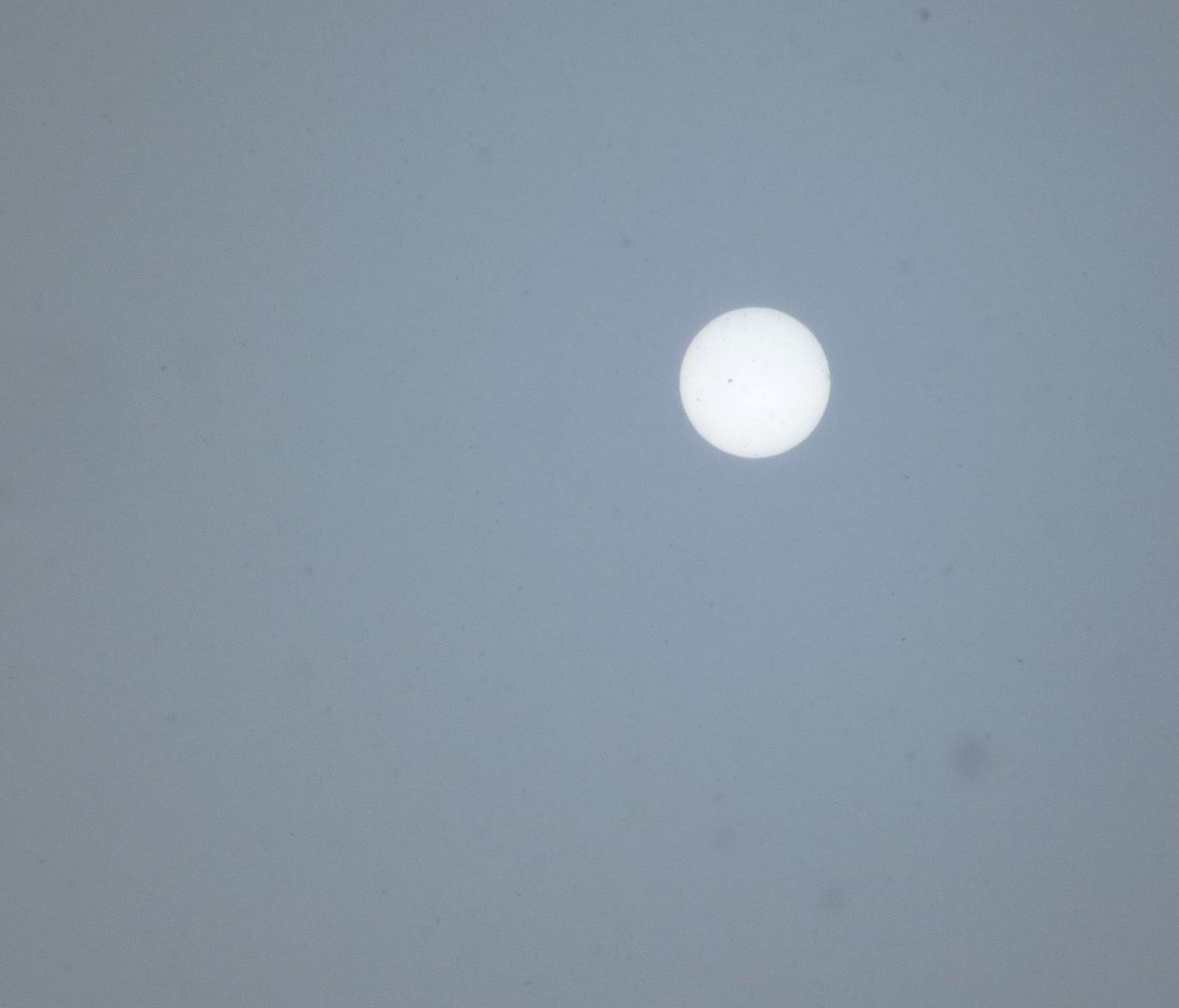 disque solaire... que l'on ne verra pas plus :-(