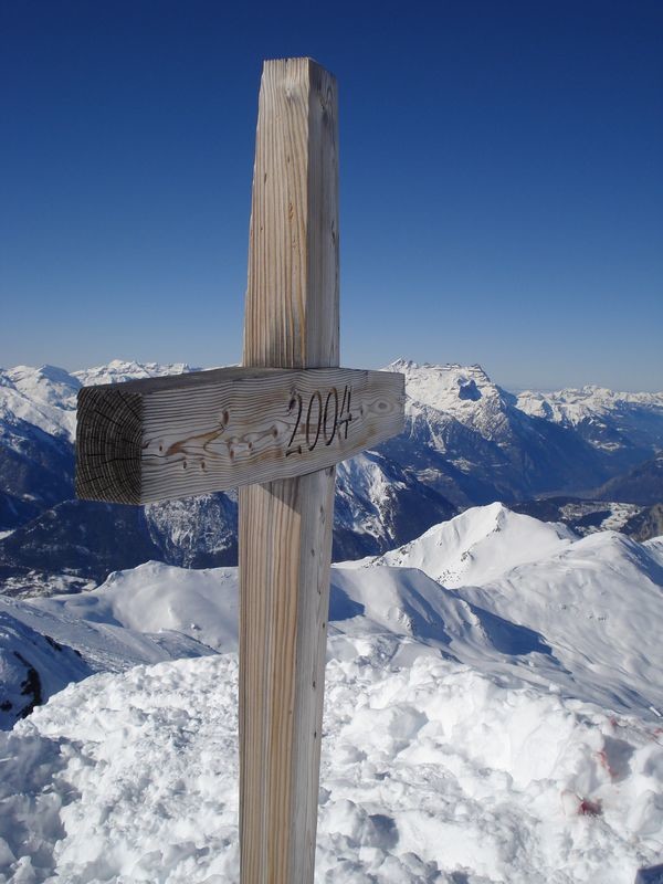 On the top