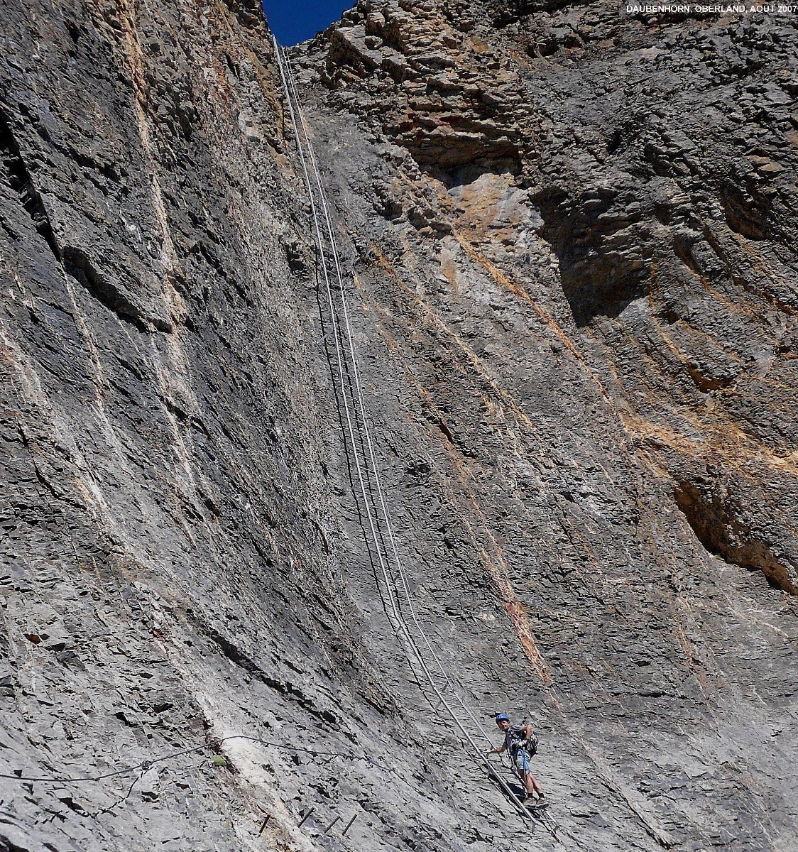 VF du Daubenhorn : sur le haut