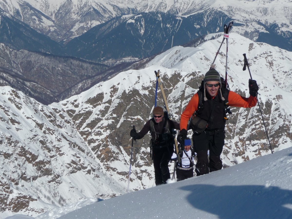 ...Marco,Gigi e Gianca arrivano in cresta....