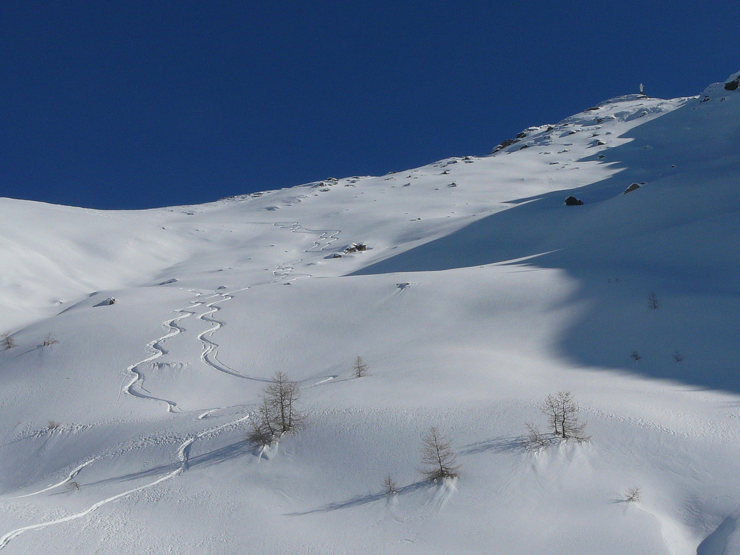 Mont Zerbion (Val d'Aoste), combe NW