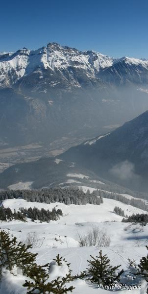 La descente depuis l'altitude de 2000m