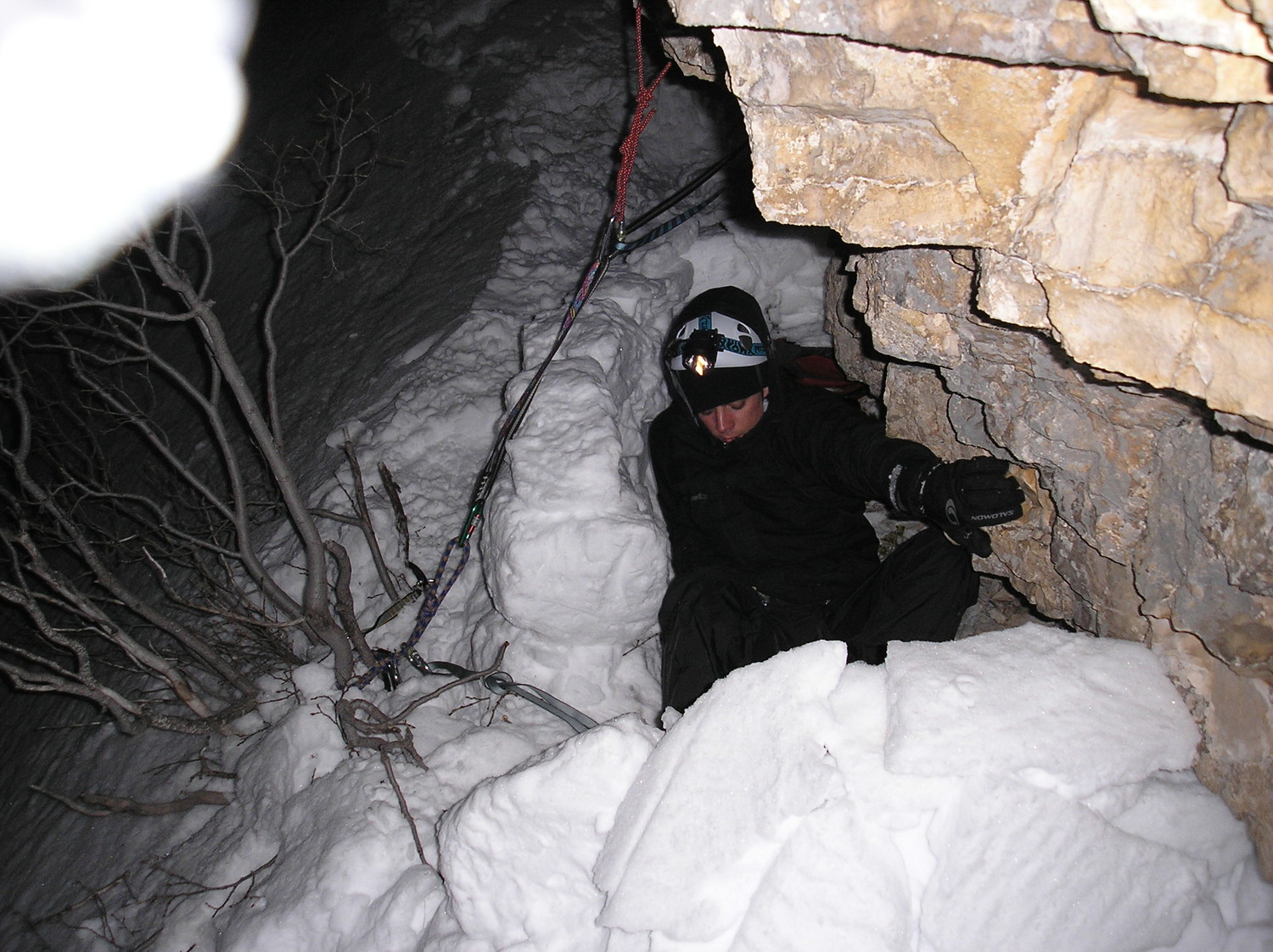 Test de l'abris bivouac