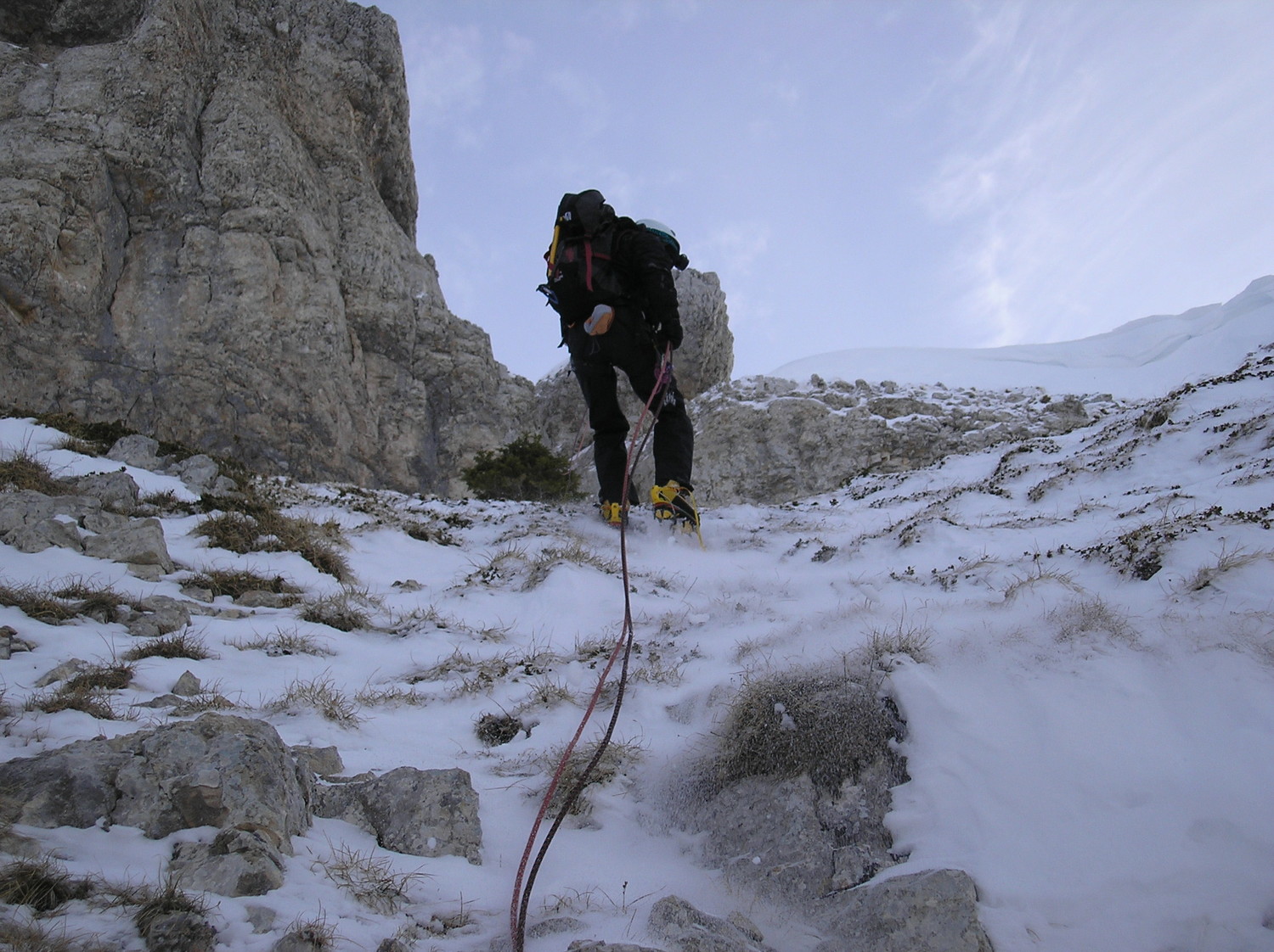 rappel depuis le sommet
