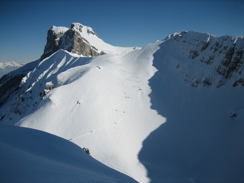 La petite remontée sur Montarquis avec La Tour et le Grand Bargy