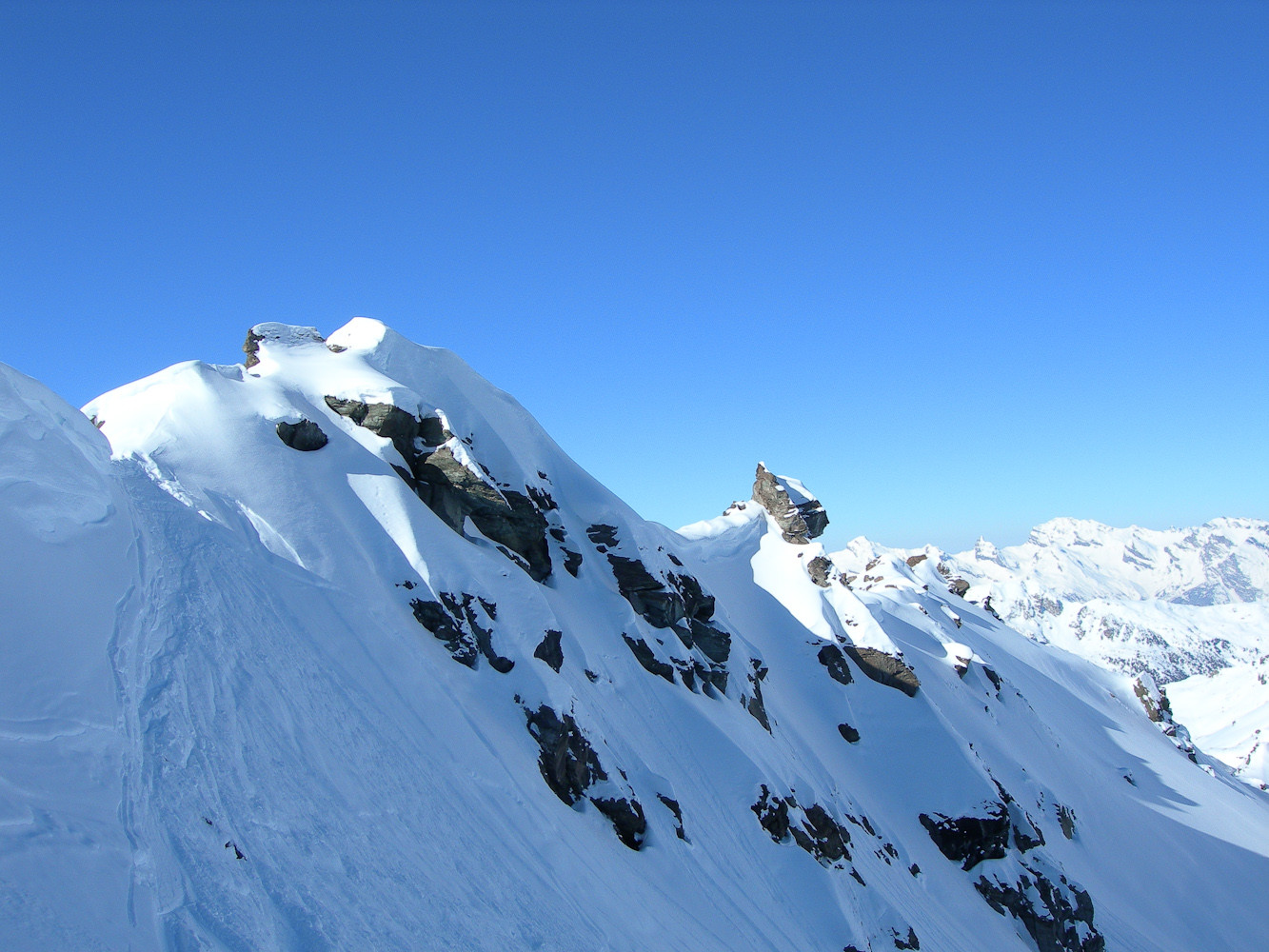 Arête à la Fenêtre d'Allèves