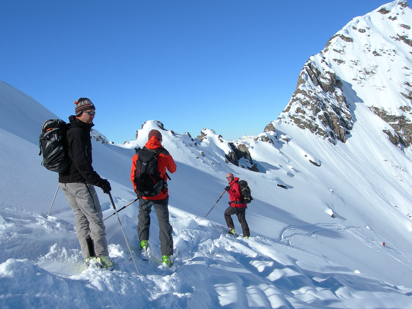 Préparation à la descente