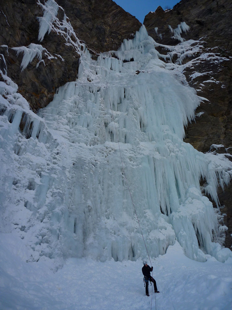 Cascade de Praz Bozon. 1er ressaut.