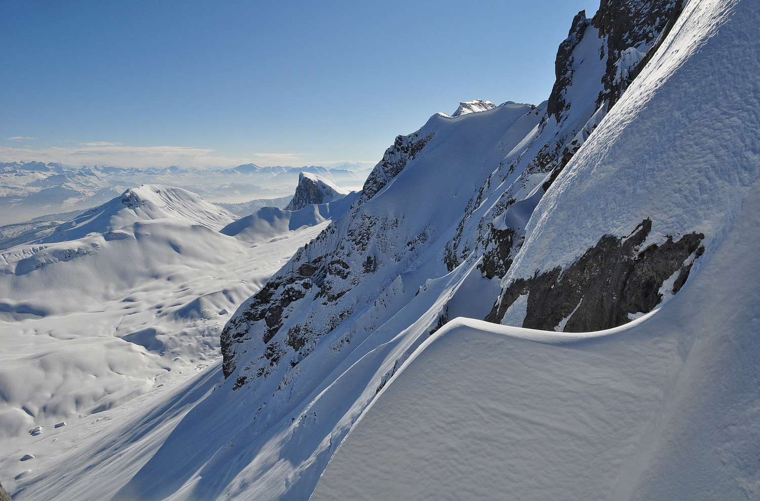 Au col de Chombas ...