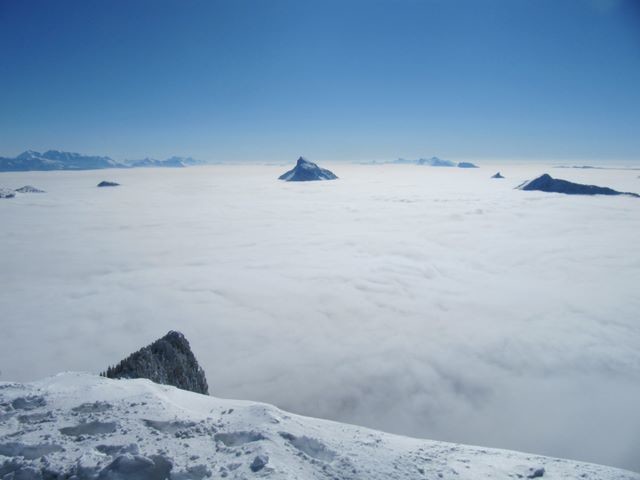 Mer de nuages à perte de vue