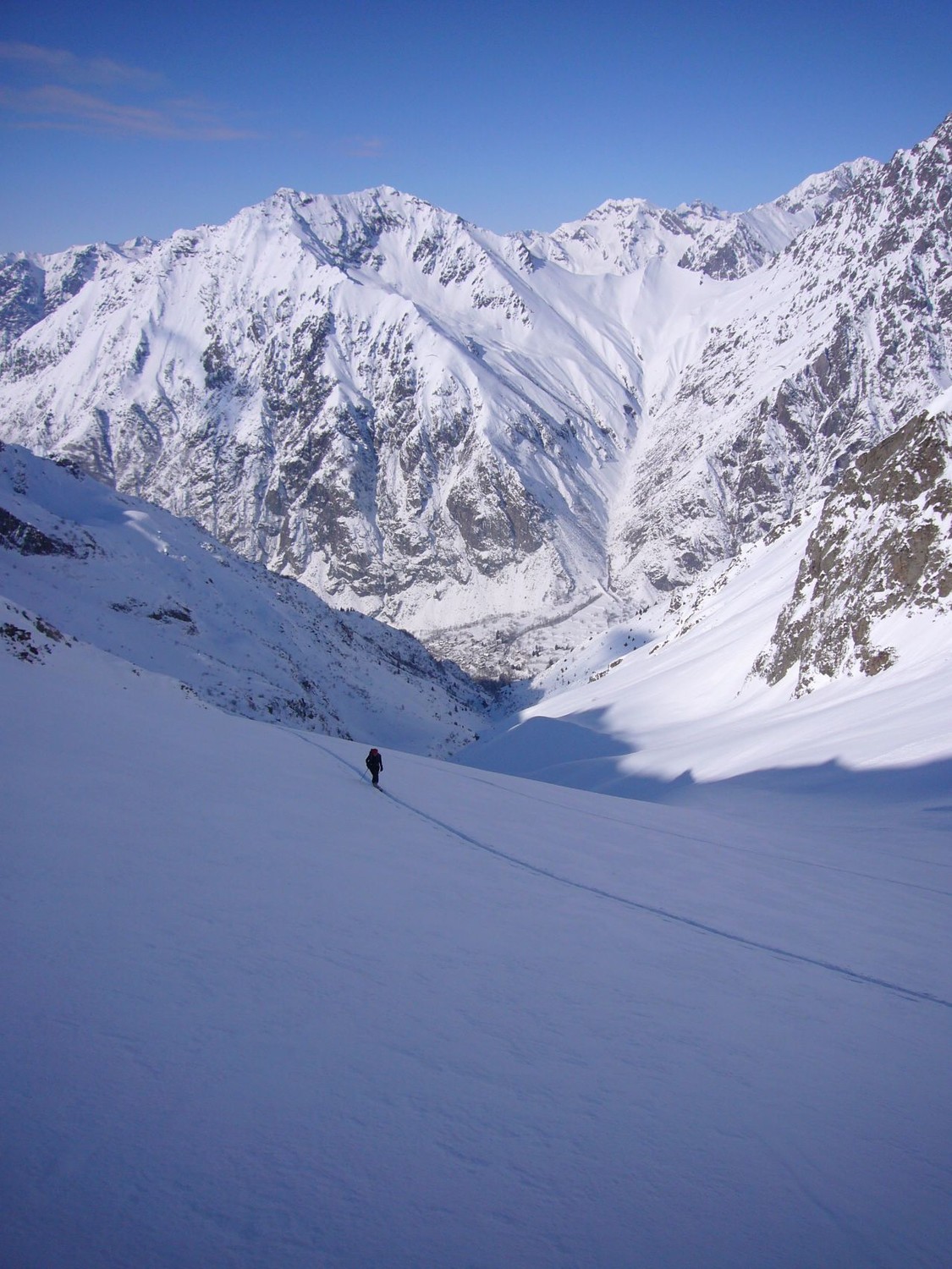 Dans le haut de la combe